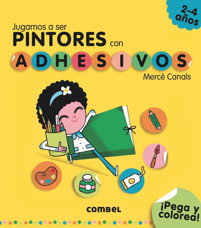 Imagen de Jugamos a ser pintores con adhesivos