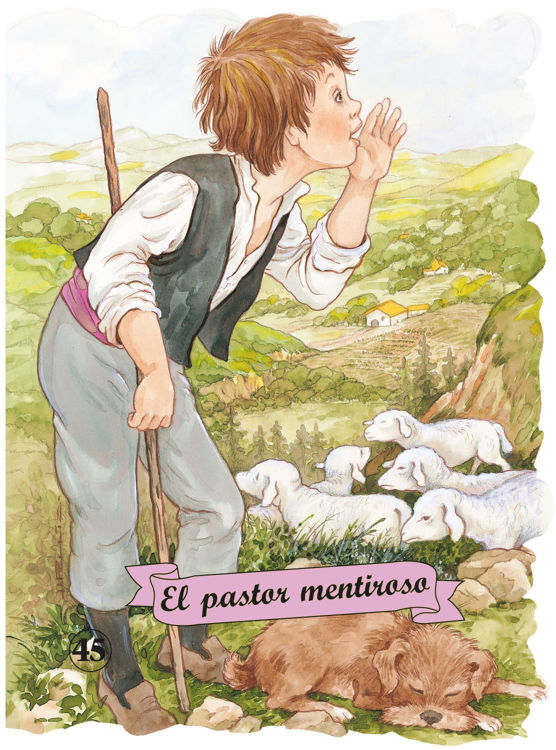 Imagen de El pastor mentiroso. Troquelados clásicos
