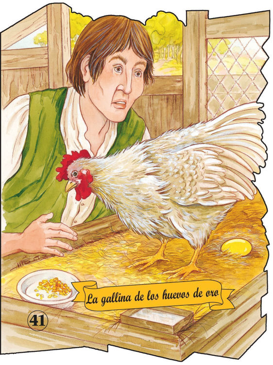 Imagen de La gallina de los huevos de oro. Troquelados clásicos