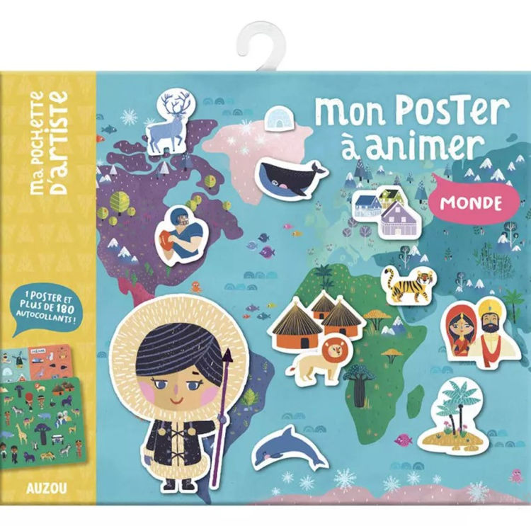 Imagen de Poster con stickers