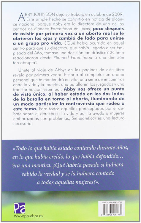 Imagen de Sin planificar - Abby Johnson, Cindy Lambert