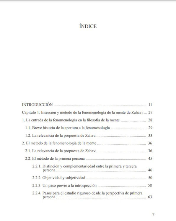 Imagen de Conciencia y yo en la fenomenología de la mente de Dan Zahav