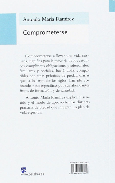 Imagen de Comprometerse. Un plan de vida espiritual