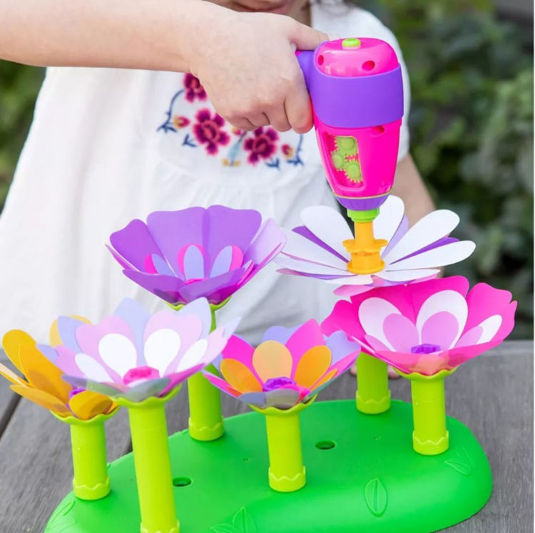 Imagen de Design & Drill Stem Garden - Juego de construcción de flores