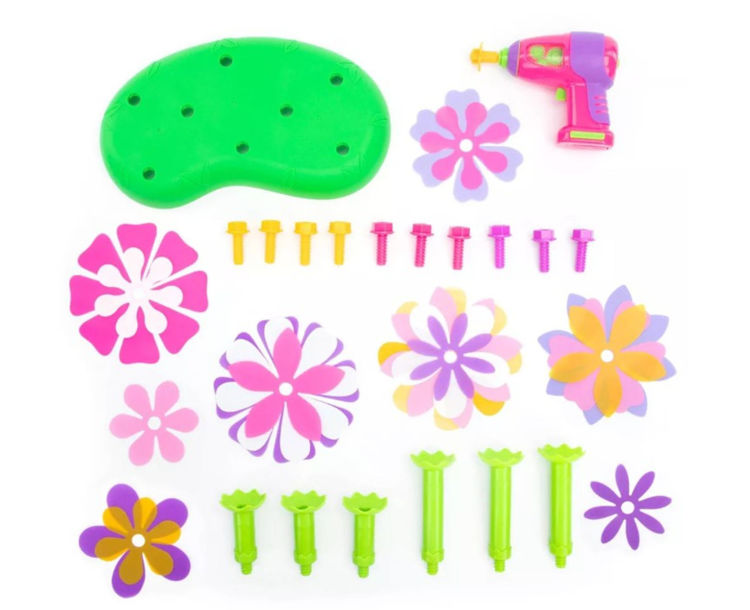 Imagen de Design & Drill Stem Garden - Juego de construcción de flores