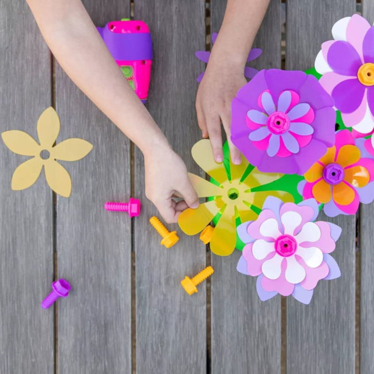 Imagen de Design & Drill Stem Garden - Juego de construcción de flores