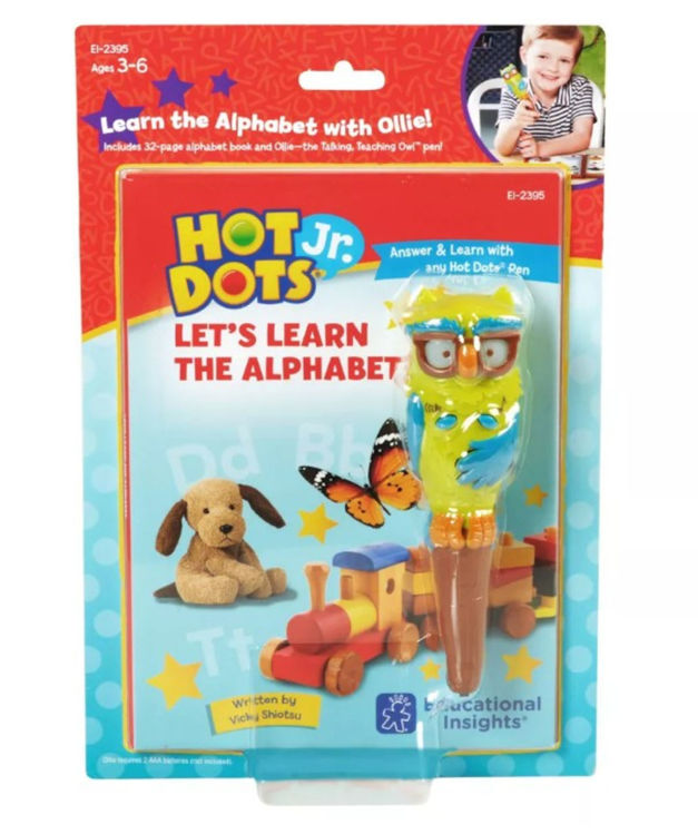 Imagen de Hotdots Jr. Let's learn the alphabet. Actividades en inglés para aprender el alfabeto