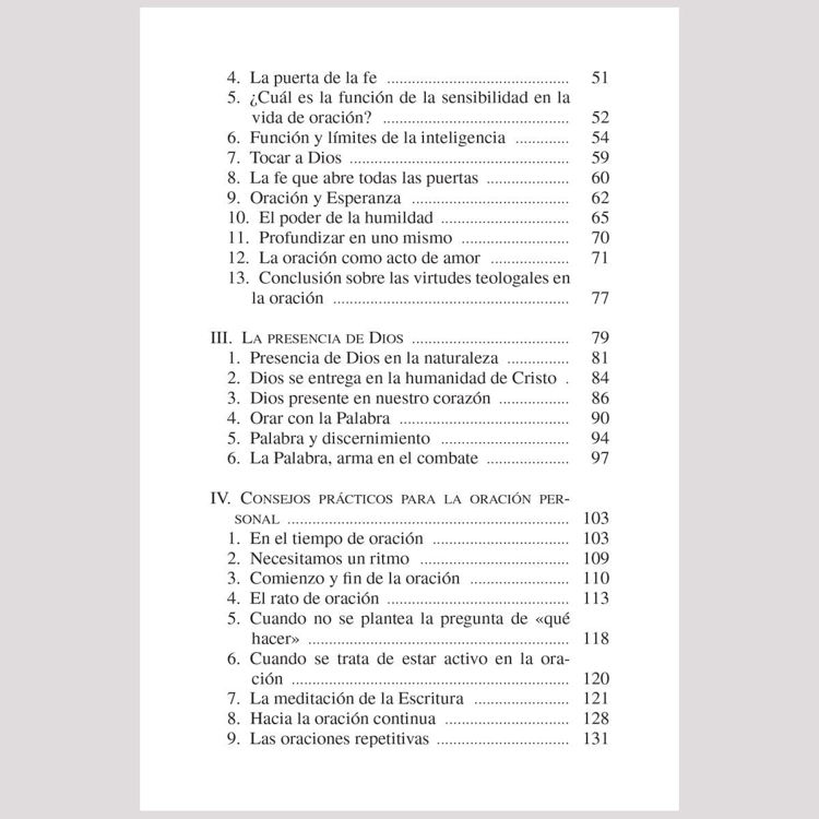 Imagen de La oración, camino de amor. 8va edición