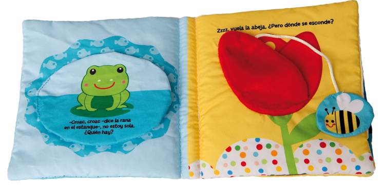 Imagen de En el jardin. Libro de tela
