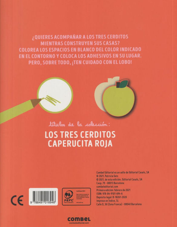 Imagen de Juega, pinta y pega con… Los tres cerditos