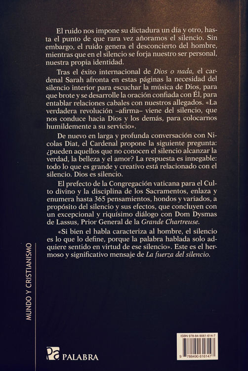 Imagen de La fuerza del silencio. Frente a la dictadura del ruido