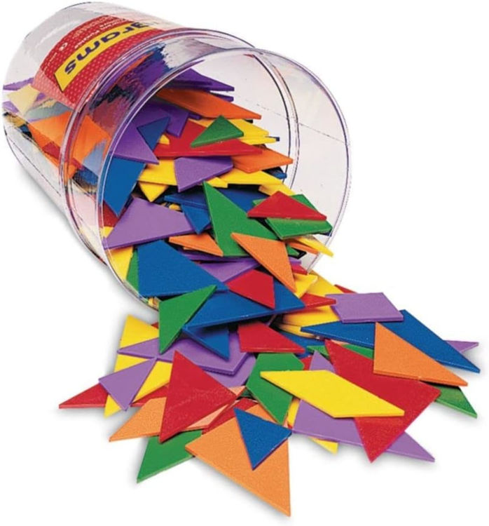 Imagen de Tangrams(set de 30) 4 colores