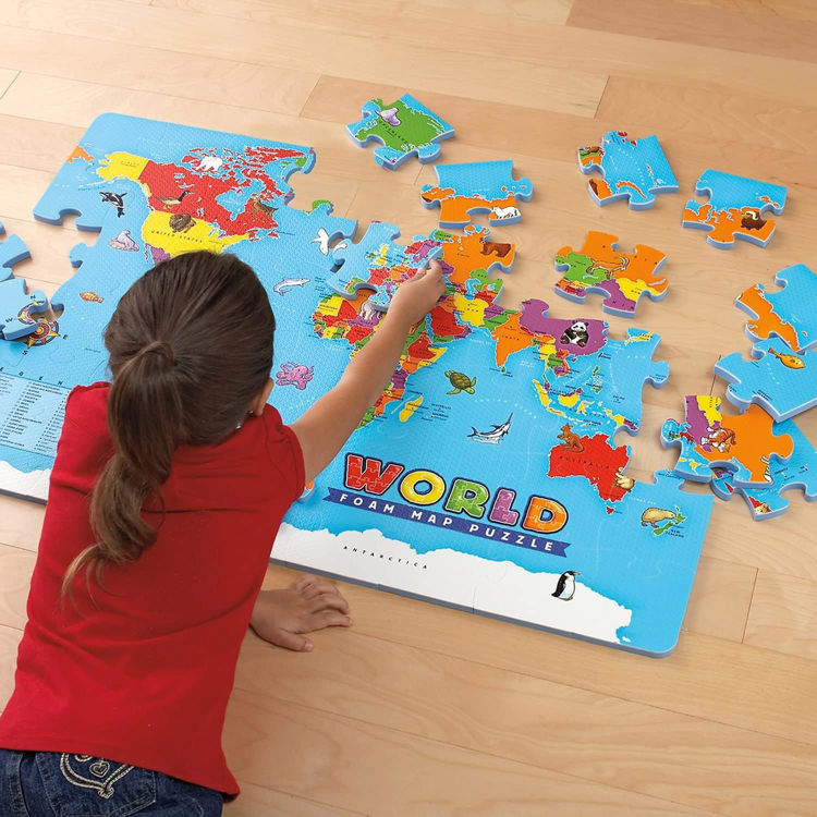 Imagen de Rompecabezas mapa mundial