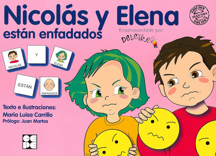 Imagen de Pictogramas: Nicolás y Elena están enfadados