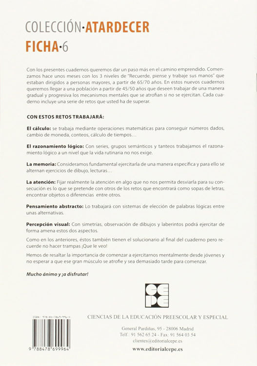 Imagen de Entrene la mente y disfrute. Nivel 3