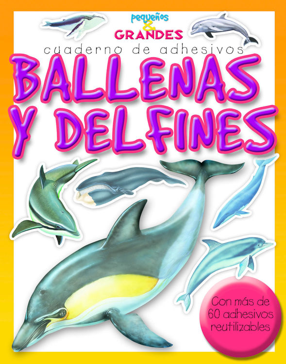 Imagen de Ballenas y delfines. Cuaderno de adhesivos