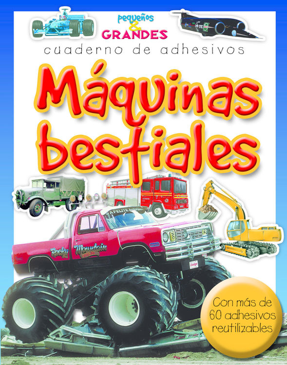 Imagen de Máquinas bestiales. Cuaderno de adhesivos