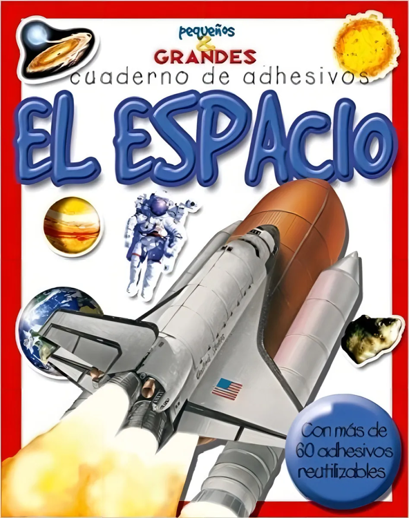 Imagen de El espacio. Cuaderno de adhesivos
