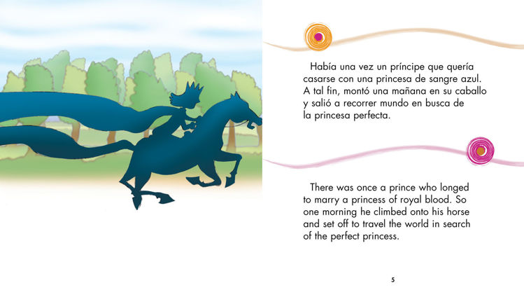Imagen de La princesa y el guisante - The princess and the pea. Audiolibro bilingüe