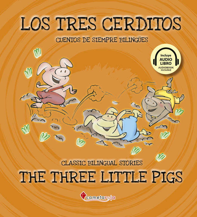Imagen de Los tres cerditos - The three little pigs. Audiolibro bilingüe