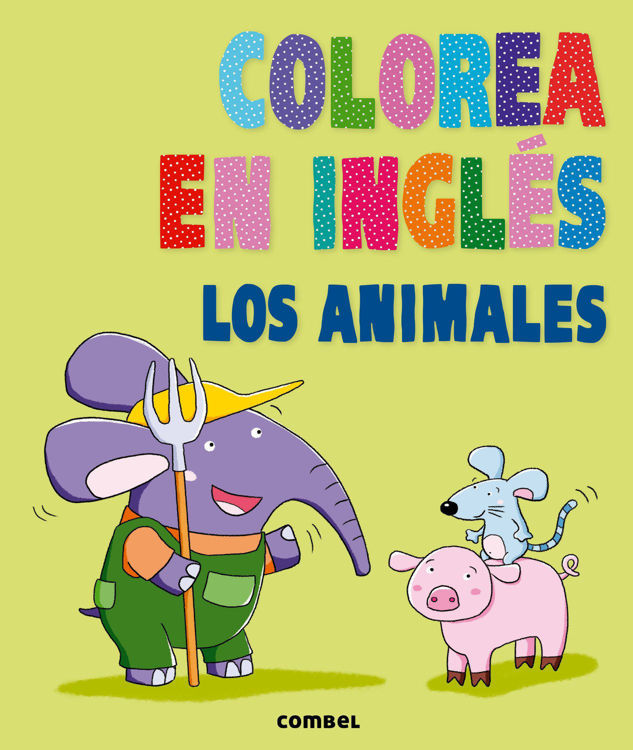 Imagen de Colorea en inglés. Los animales
