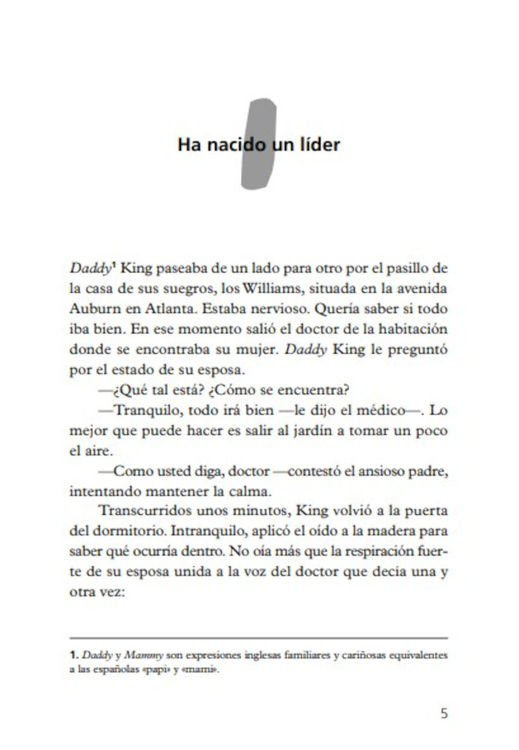 Imagen de Martin Luther King. Un corazón libre