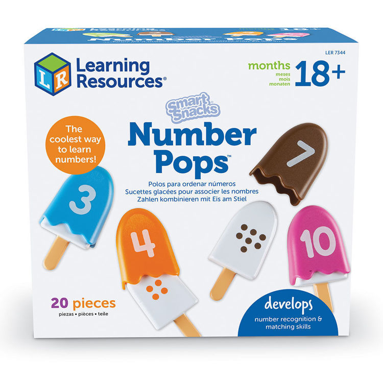 Imagen de Smart Snacks® Number Pops. Helados contadores