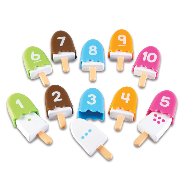 Imagen de Smart Snacks® Number Pops. Helados contadores