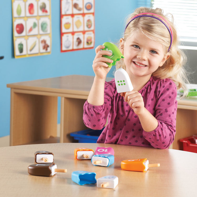 Imagen de Smart Snacks® Number Pops. Helados contadores