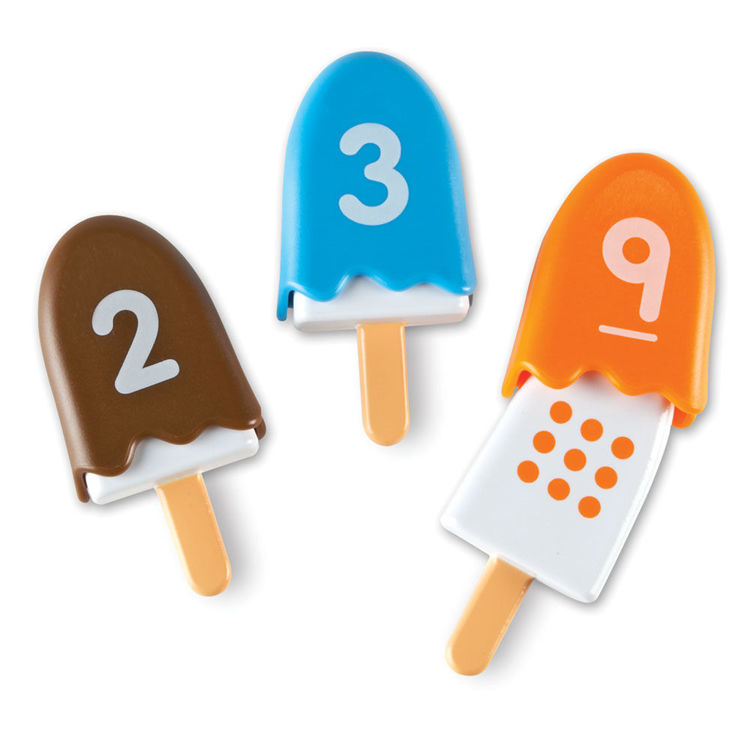 Imagen de Smart Snacks® Number Pops. Helados contadores