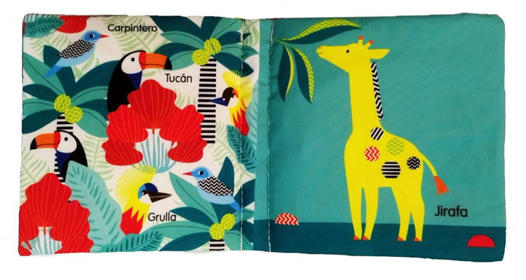 Imagen de Los amigos del león. Libro de tela