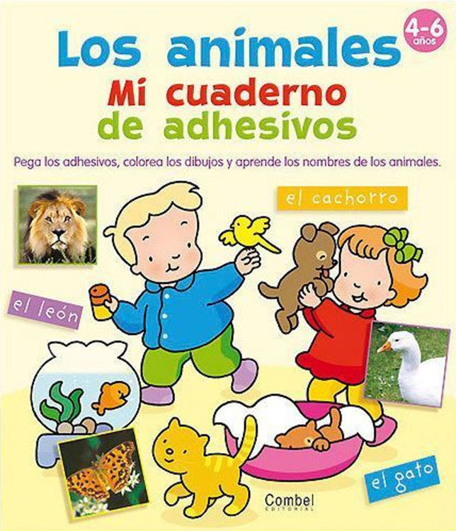 Imagen de Los animales. Mi cuaderno de adhesivos