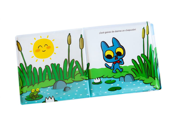 Imagen de Minino y el chapuzón. Libro de baño