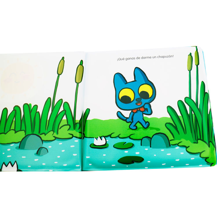 Imagen de Minino y el chapuzón. Libro de baño