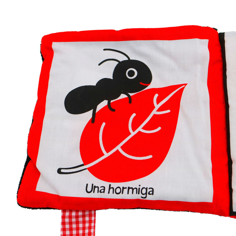 Imagen de Rojo, negro, blanco. Libro de tela