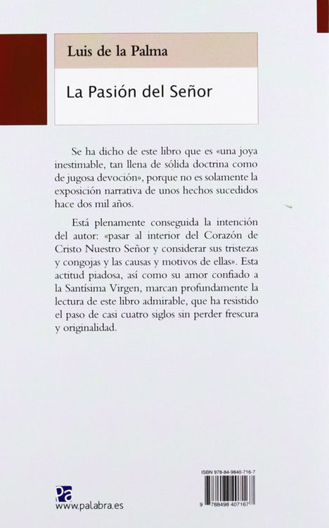 Imagen de La pasión del Señor