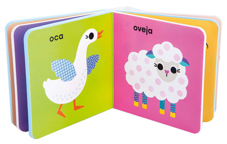 Imagen de Mi librería. 6 libros de cartón con páginas texturadas