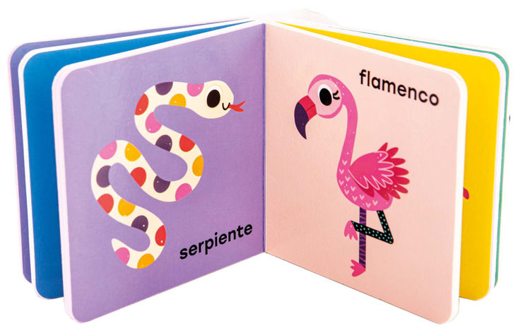 Imagen de Mi librería. 6 libros de cartón con páginas texturadas