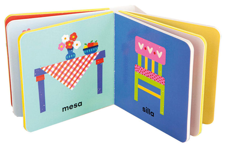 Imagen de Mi librería. 6 libros de cartón con páginas texturadas