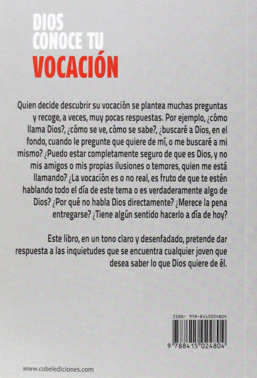 Imagen de Dios conoce tu vocación