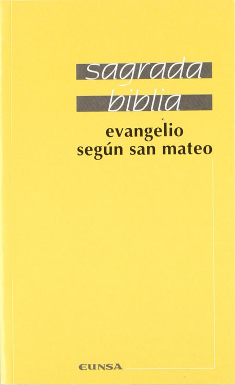 Imagen de Evangelio según San Mateo. Sagrada Biblia