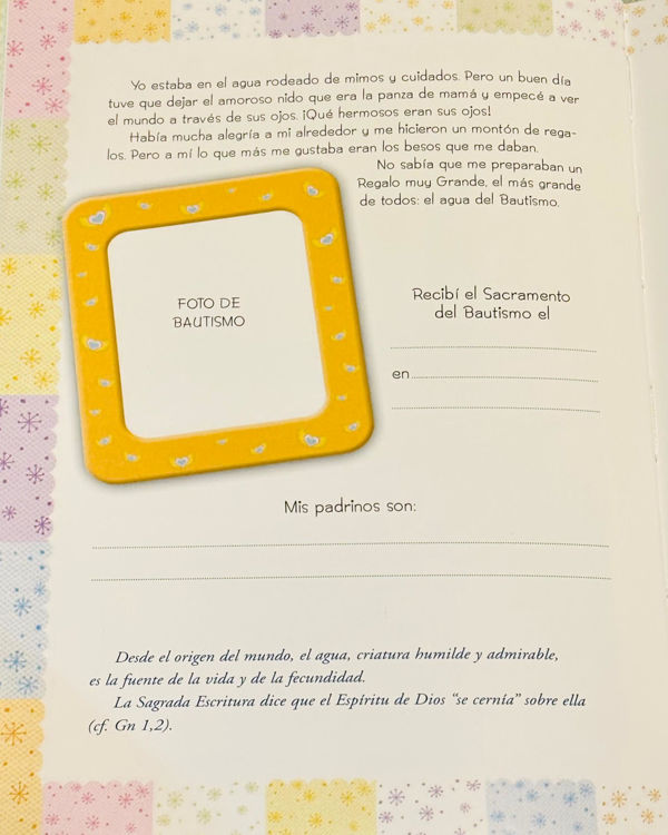 Imagen de El libro de mi Bautismo