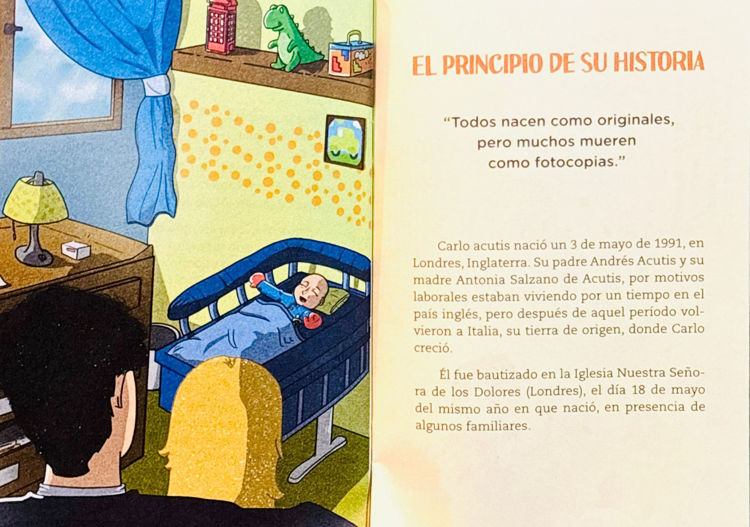 Imagen de Carlo Acutis. Conectado con el cielo