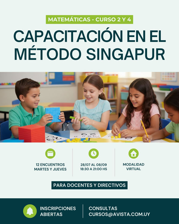 Imagen de Capacitación Método Singapur - Curso 2 y 4