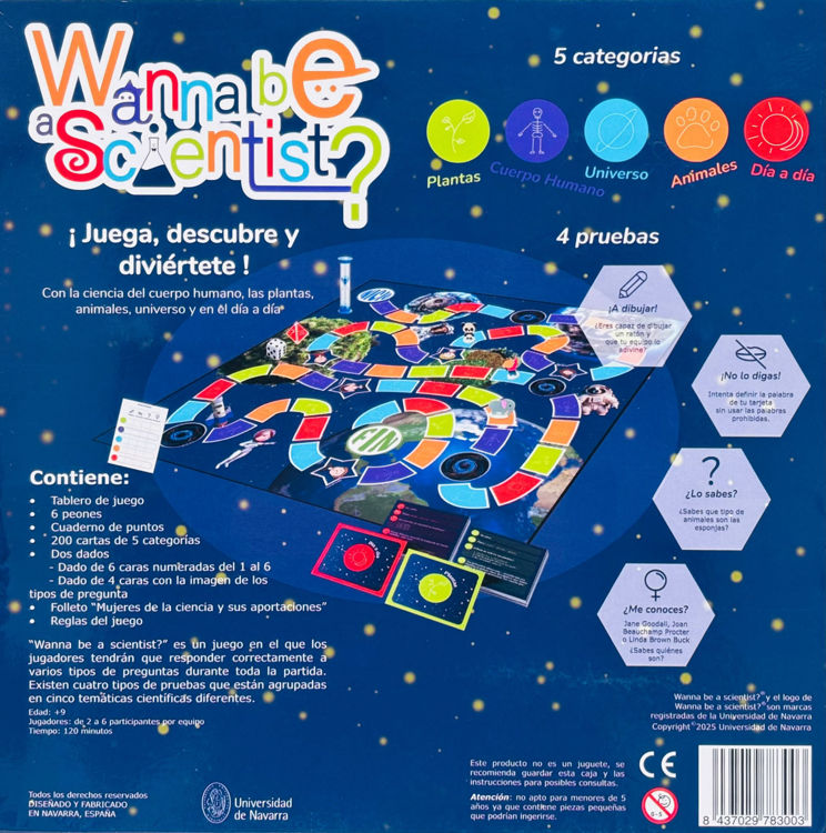 Imagen de Wanna be a scientist? Juego diseñado por científicos, educadores y diseñadores