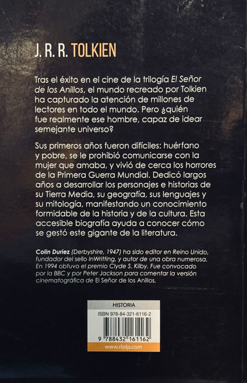 Imagen de J. R. R. Tolkien. Génesis de una leyenda
