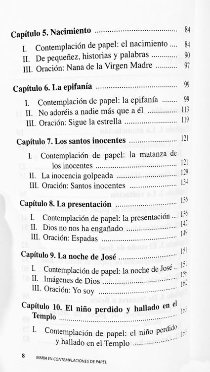 Imagen de María en Contemplaciones de Papel