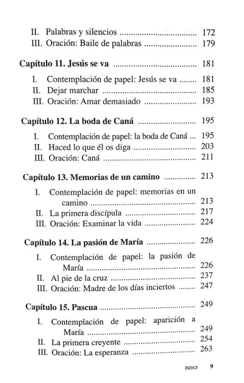 Imagen de María en Contemplaciones de Papel