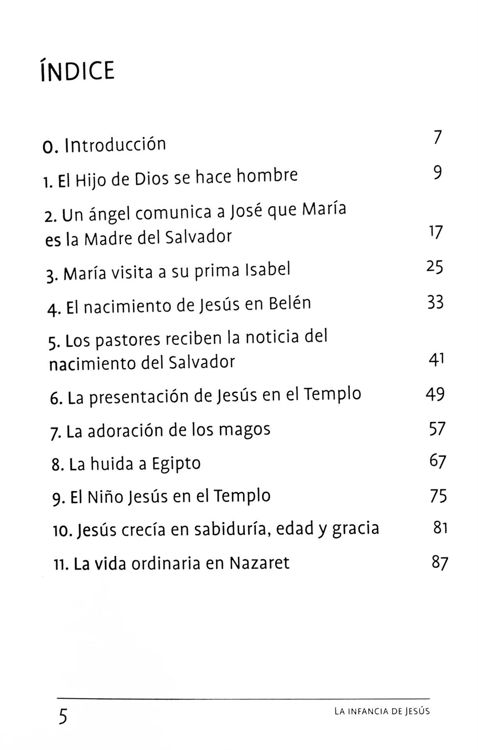 Imagen de La infancia de Jesús. Orar con el Evangelio