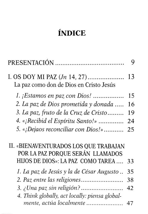 Imagen de Os doy mi paz